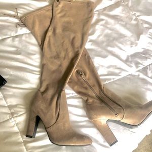 Unisa - Over the knee suede boots